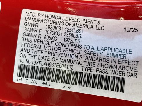 New 2026 Honda Civic Sport Touring image 37