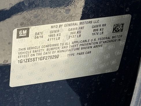 Used 2016 Chevrolet Malibu LT w/ Leather Package FWD image 24