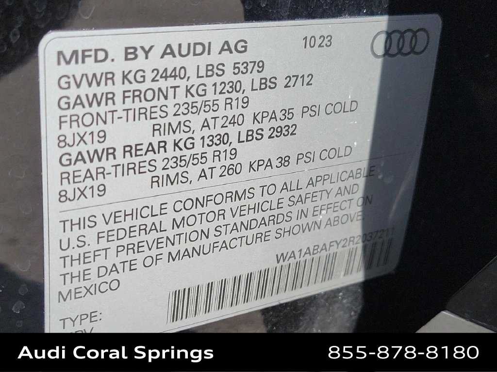 Certified 2024 Audi Q5 2.0T Premium w/ Convenience Package AWD/4WD image 29