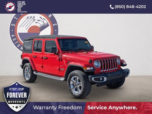 Used 2018 Jeep Wrangler Unlimited Sahara image 1
