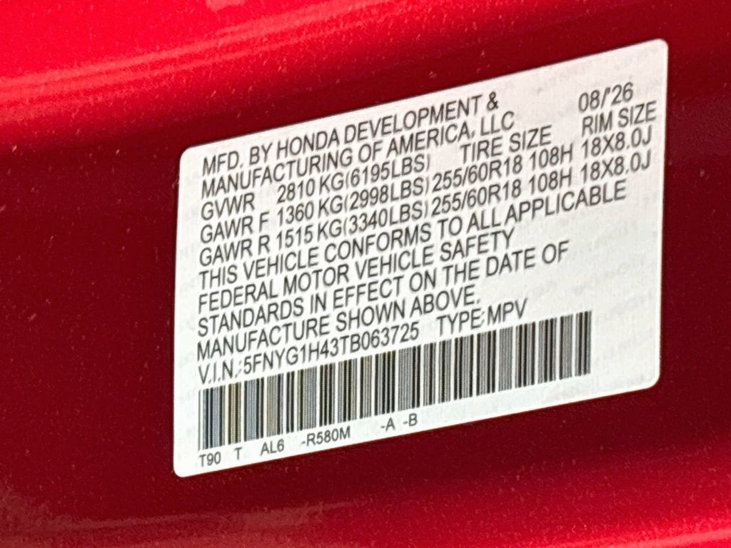 New 2026 Honda Pilot EX-L image 25