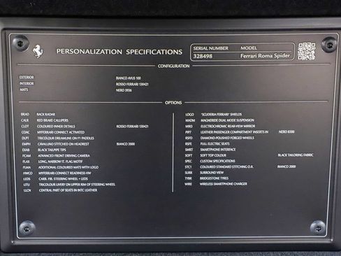 Certified 2026 Ferrari Roma Spider RWD image 17