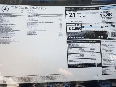 New 2026 Mercedes-Benz GLS 450 4MATIC image 34