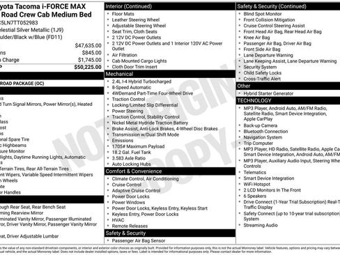 Certified 2026 Toyota Tacoma TRD Off-Road AWD/4WD image 2
