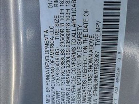 New 2026 Honda Odyssey EX-L image 17