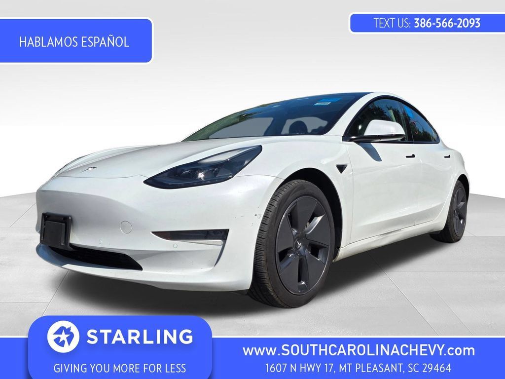Used 2021 Tesla Model 3 Long Range AWD/4WD image 1