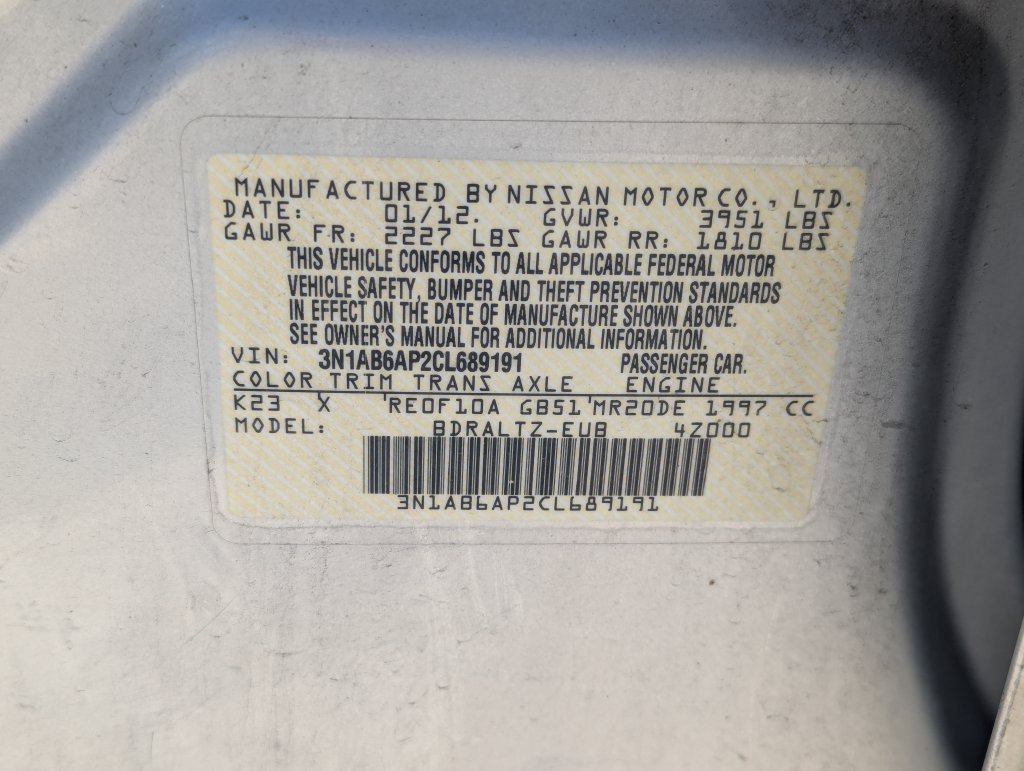 Used 2012 Nissan Sentra 2.0 S FWD image 31