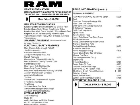 Used 2016 RAM 5500 Tradesman w/ Power Accessory Group image 31