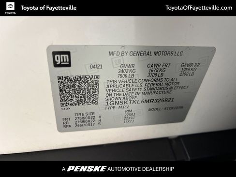 Used 2021 Chevrolet Tahoe High Country image 39