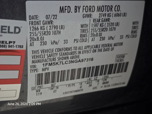 Used 2022 Ford Explorer King Ranch RWD image 36