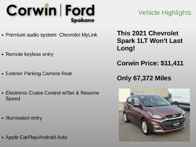 Used 2021 Chevrolet Spark LT FWD image 6