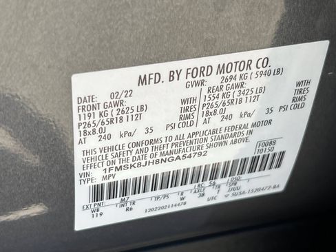 Certified 2022 Ford Explorer Timberline AWD/4WD image 31