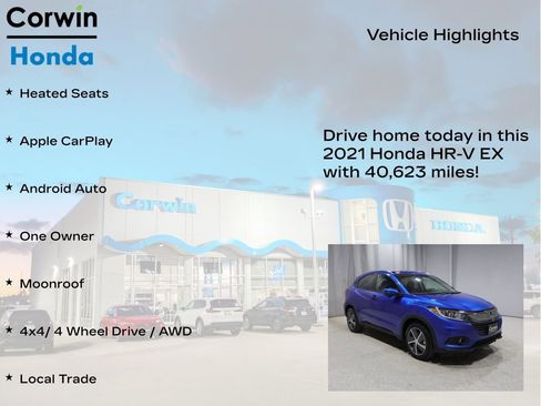 Used 2021 Honda HR-V EX image 6