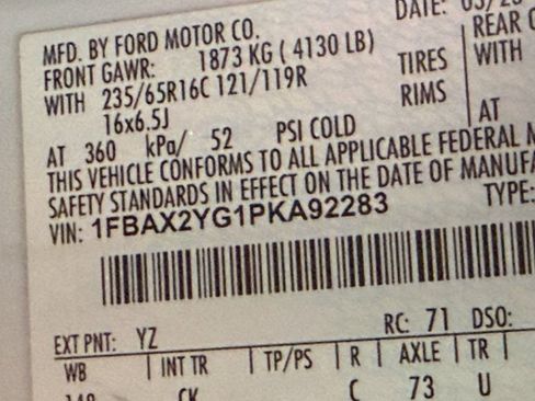 Used 2023 Ford Transit 350 XLT image 48