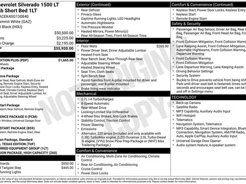 Used 2025 Chevrolet Silverado 1500 LT w/ Texas Edition Plus RWD image 11