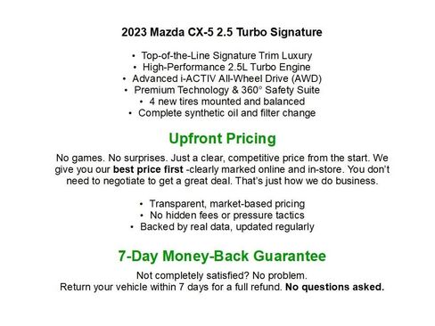 Used 2023 MAZDA CX-5 Signature AWD/4WD image 2