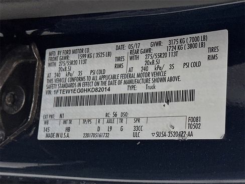 Used 2017 Ford F150 Lariat w/ Equipment Group 502A Luxury image 33