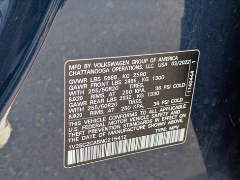 Used 2022 Volkswagen Atlas Cross Sport SEL R-Line AWD/4WD image 22