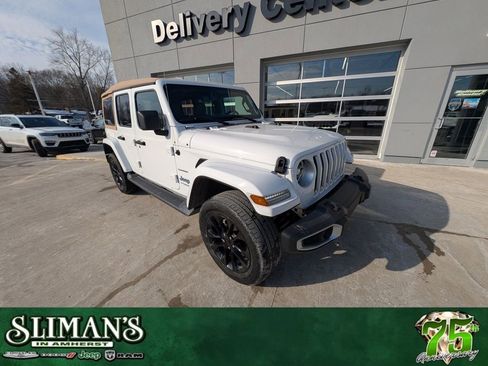 Used 2021 Jeep Wrangler Unlimited Sahara w/ Cold Weather Group image 1
