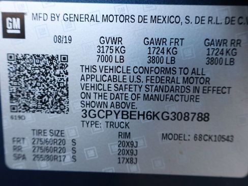 Used 2019 Chevrolet Silverado 1500 Custom w/ Custom Value Package image 45