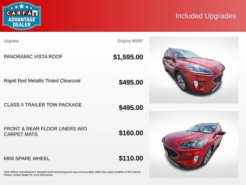 Certified 2022 Ford Escape Titanium w/ Class II Trailer Tow Package AWD/4WD image 14