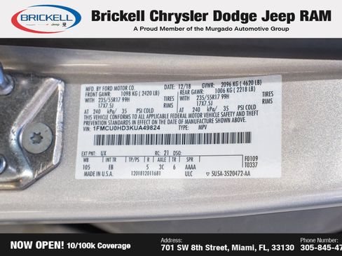 Used 2019 Ford Escape SEL image 37