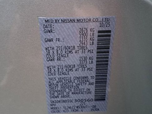 New 2025 Nissan Pathfinder SV w/ SV Premium Package image 31