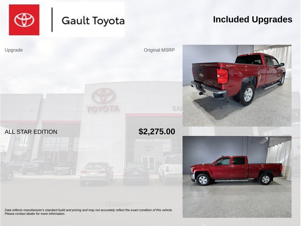 Used 2018 Chevrolet Silverado 1500 LT w/ All Star Edition AWD/4WD image 4