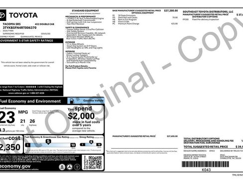 Used 2024 Toyota Tacoma SR5 image 4