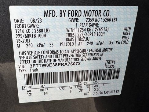 Certified 2023 Ford Maverick Lariat w/ Lariat Luxury Package image 30