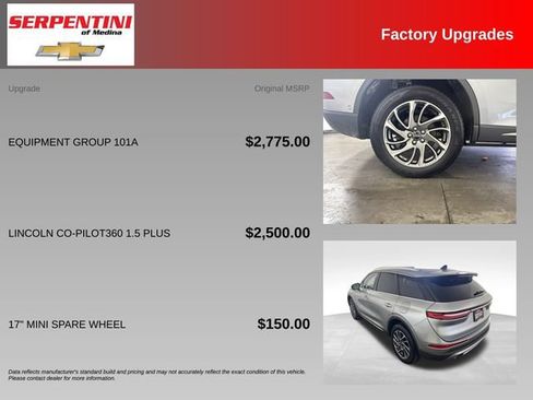 Used 2022 Lincoln Corsair AWD w/ Equipment Group 101A image 5