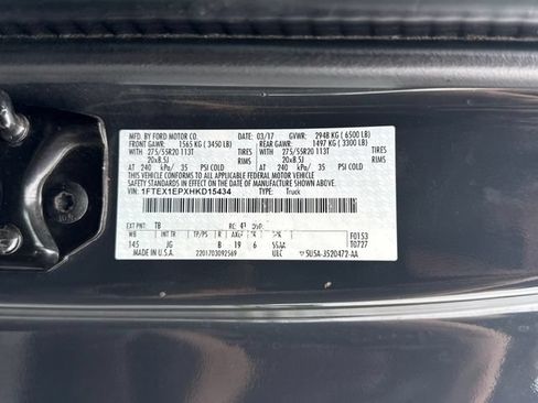 Used 2017 Ford F150 XL w/ Equipment Group 101A Mid AWD/4WD image 21