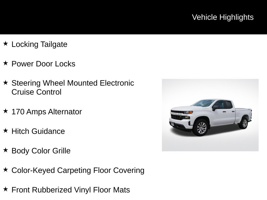 Used 2020 Chevrolet Silverado 1500 Custom w/ Trailering Package AWD/4WD image 3