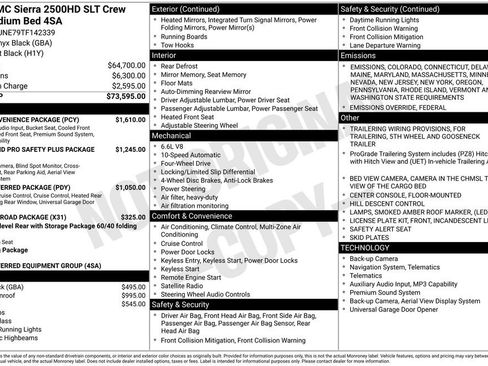 New 2026 GMC Sierra 2500 SLT w/ SLT Convenience Package image 6