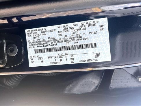 Certified 2025 Ford F150 Tremor w/ Equipment Group 402A High AWD/4WD image 28