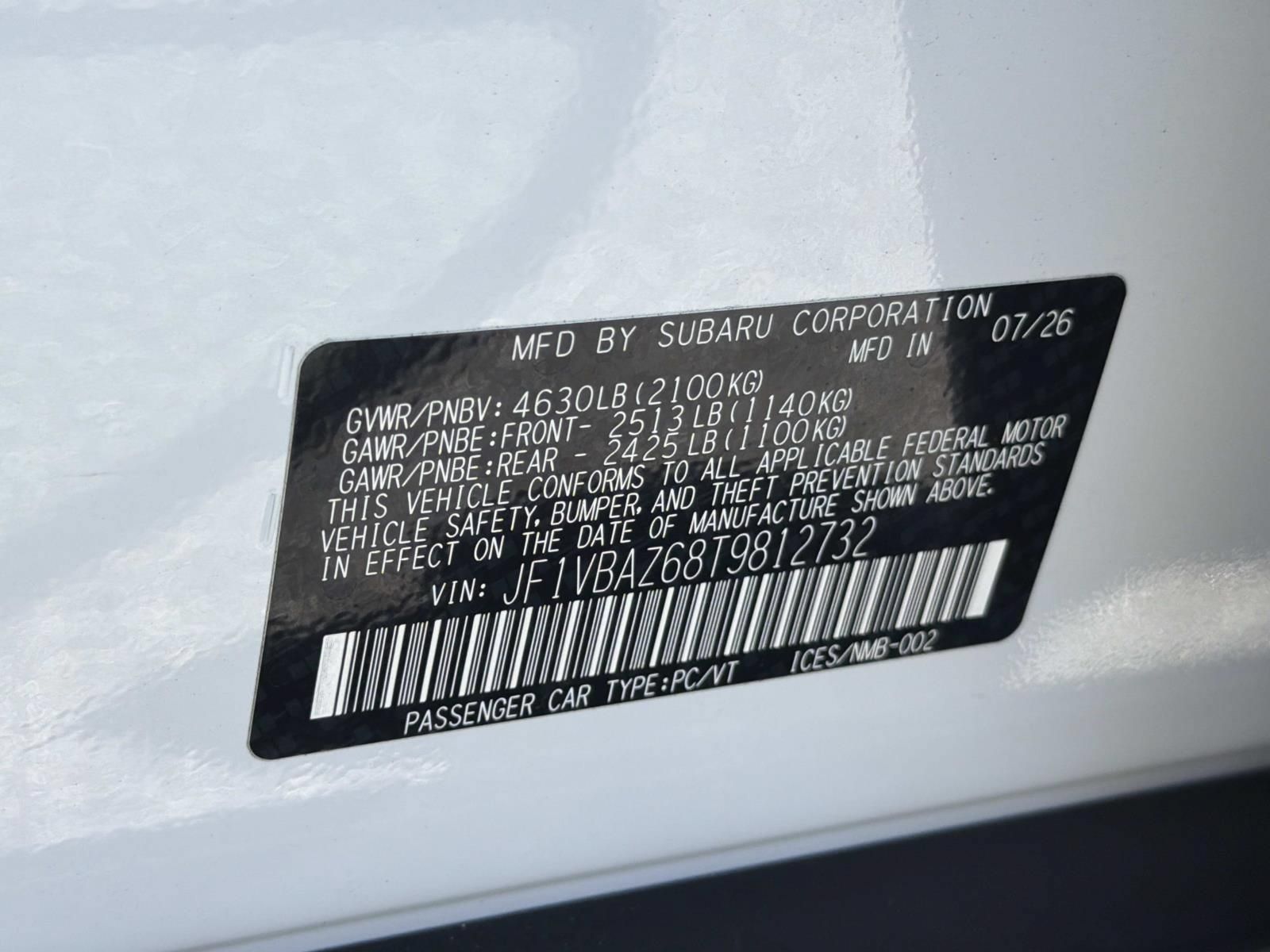 New 2026 Subaru WRX GT AWD/4WD image 27