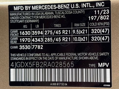 Certified 2024 Mercedes-Benz Maybach EQS 680 Maybach EQS 680 image 17