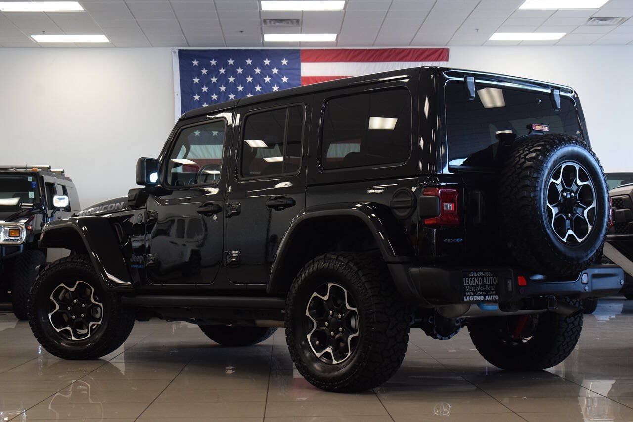 Used 2021 Jeep Wrangler Unlimited Rubicon 4xe w/ Steel Bumper Group AWD/4WD image 5
