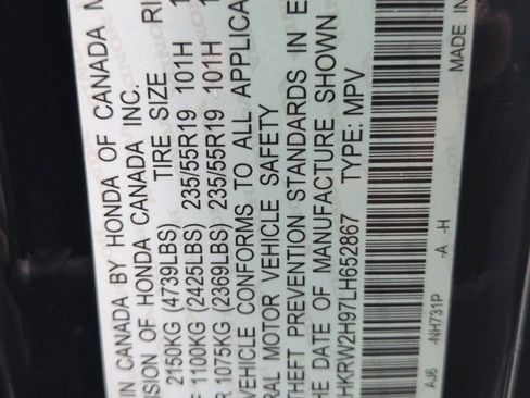 Used 2020 Honda CR-V Touring image 29