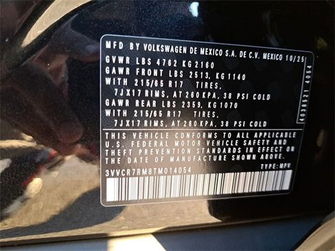 New 2026 Volkswagen Tiguan S image 31