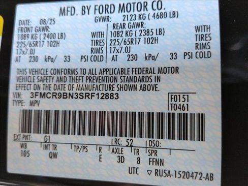 New 2025 Ford Bronco Sport Big Bend w/ Convenience Package image 17