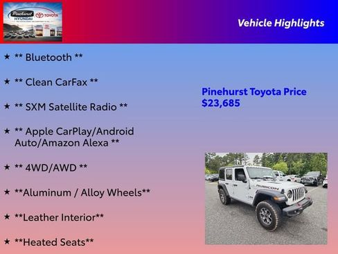 Used 2018 Jeep Wrangler Unlimited Rubicon AWD/4WD image 16