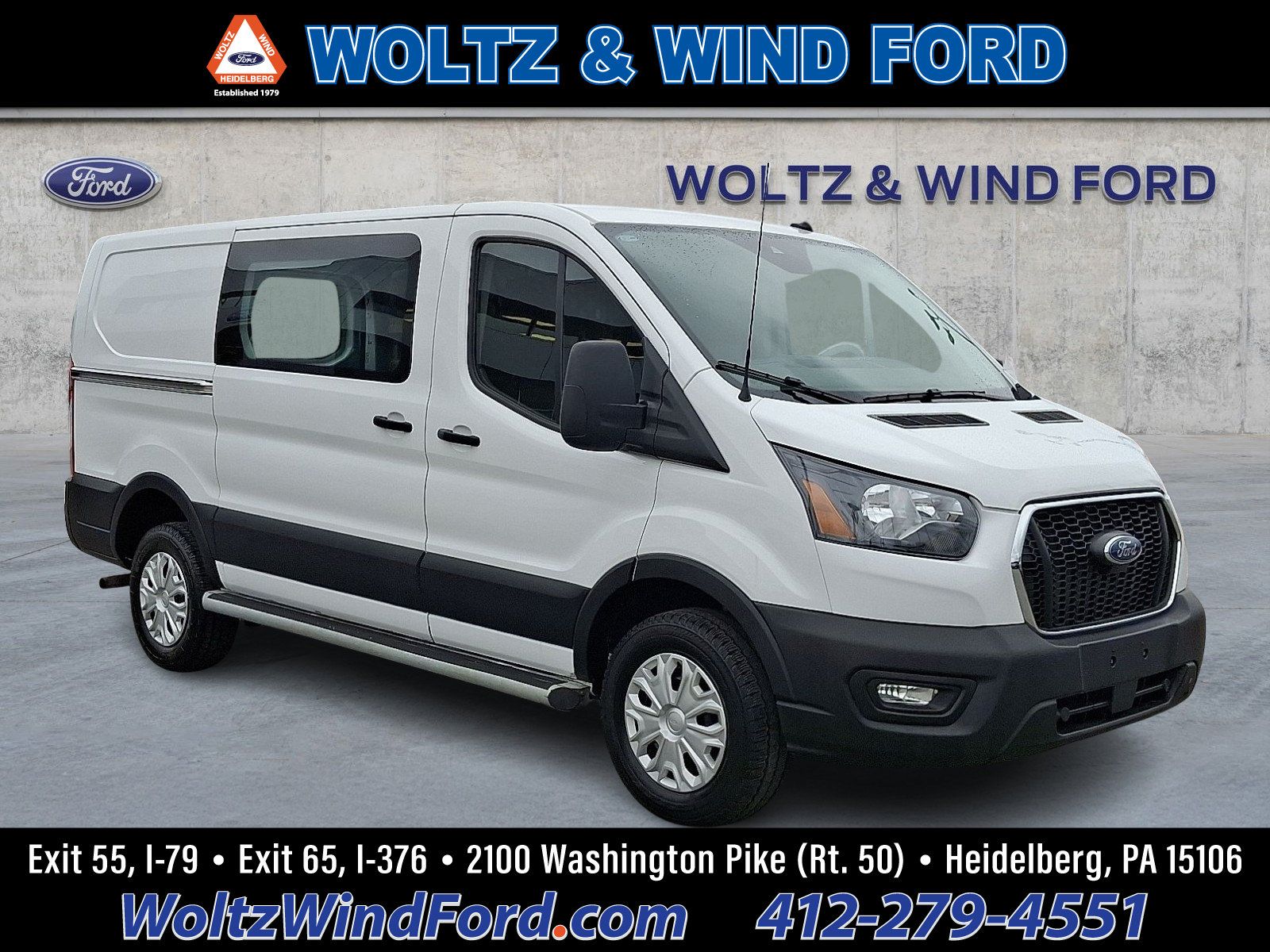 Used 2025 Ford Transit 250 Low Roof w/ Exterior Upgrade Package RWD image 1