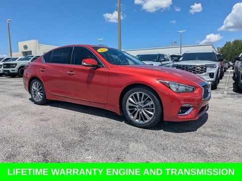 Used 2023 INFINITI Q50 Luxe w/ Cargo Package RWD image 3