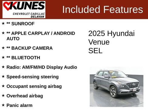 Used 2025 Hyundai Venue SEL image 3
