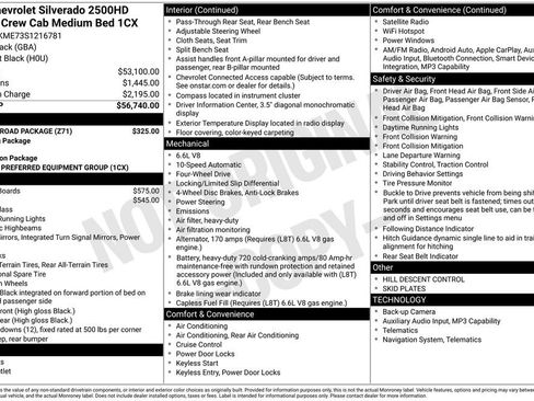Used 2025 Chevrolet Silverado 2500 Custom w/ Z71 Off-Road Package AWD/4WD image 4
