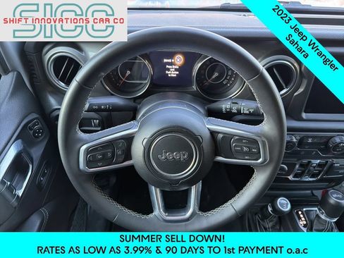 Used 2023 Jeep Wrangler Unlimited Sahara AWD/4WD image 12