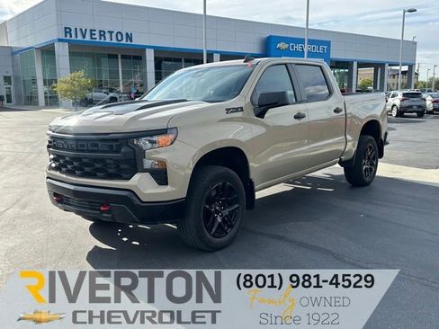 Certified 2023 Chevrolet Silverado 1500 Custom Trail Boss w/ LPO, Dark Essentials Package AWD/4WD image 1