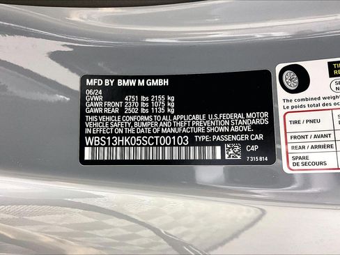 Used 2025 BMW M4 Coupe w/ Executive Package RWD image 37
