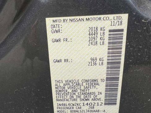 Used 2019 Nissan Altima 2.5 SR w/ SR Premium Package AWD/4WD image 31